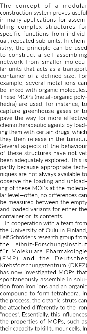 The concept of a modular construction system proves useful in many applications for assembling complex structures for   