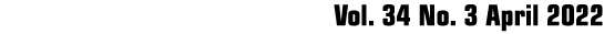 Vol  34 No  3 April 2022
