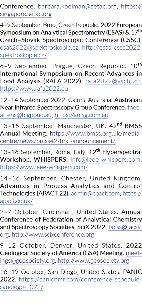 Conference  barbara koelman setac org, https:  singapore setac org 4 9 September, Brno, Czech Republic  2022 European   