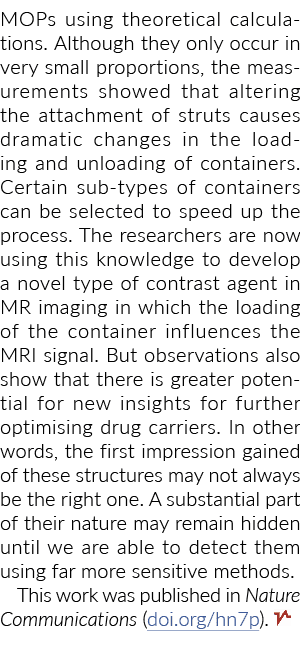 MOPs using theoretical calculations  Although they only occur in very small proportions, the measurements showed that   