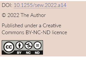 DOI: 10 1255 sew 2022 a14   2022 The Author Published under a Creative  Commons BY-NC-ND licence  