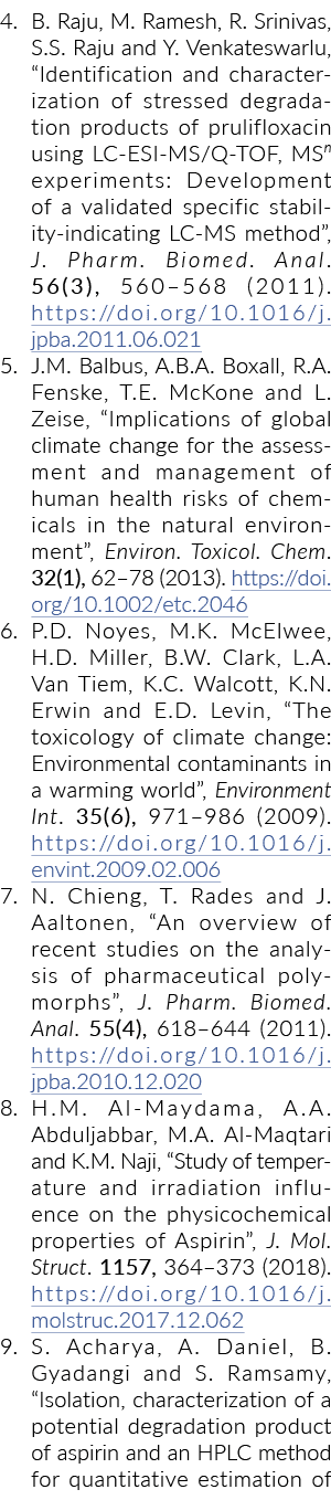 4  B  Raju, M  Ramesh, R  Srinivas, S S  Raju and Y  Venkateswarlu,  Identification and characterization of stressed    