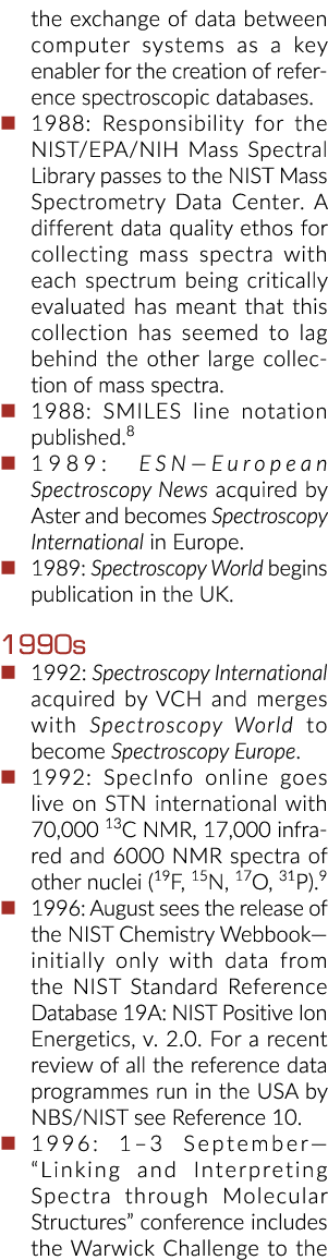 the exchange of data between computer systems as a key enabler for the creation of reference spectroscopic databases    