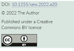 DOI: 10.1255/sew.2022.a20 © 2022 The Author Published under a Creative ­Commons BY licence 