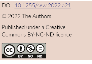 DOI: 10.1255/sew.2022.a21 © 2022 The Authors Published under a Creative ­Commons BY-NC-ND licence 