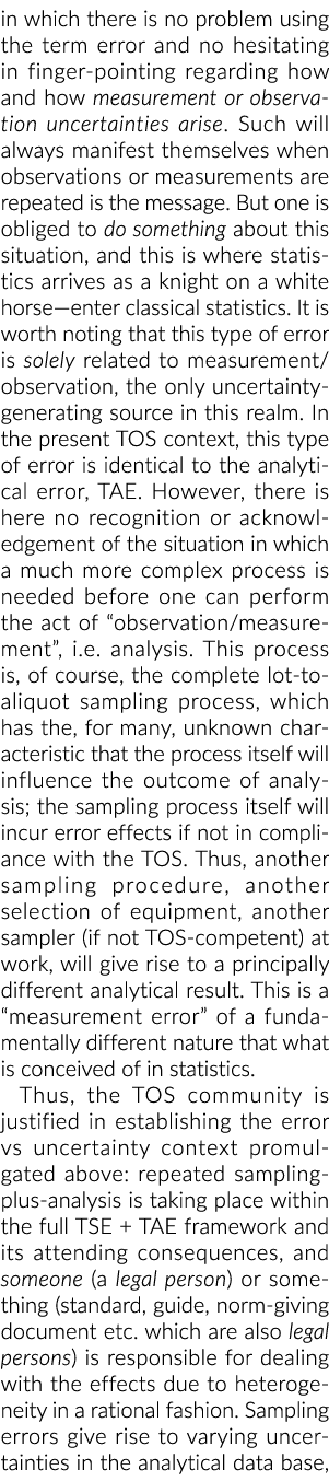 in which there is no problem using the term error and no hesitating in finger-pointing regarding how and how measurem...