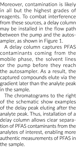 Moreover, contamination is likely in all but the highest grades of reagents. To combat interference from these source...