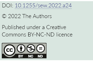 DOI: 10.1255/sew.2022.a24 © 2022 The Authors Published under a Creative ­Commons BY-NC-ND licence 