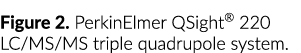 Figure 2. PerkinElmer QSight® 220 LC/MS/MS triple quadrupole system.