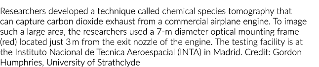 Researchers developed a technique called chemical species tomography that can capture carbon dioxide exhaust from a c...