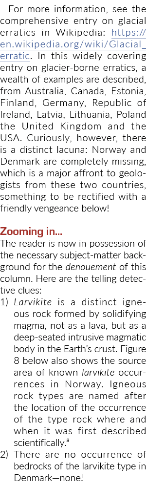 For more information, see the comprehensive entry on glacial erratics in Wikipedia: https://en.wikipedia.org/wiki/Gla...
