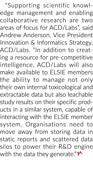 “Supporting scientific knowledge management and enabling collaborative research are two areas of focus for ACD/Labs”,...