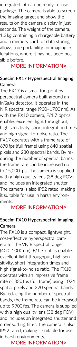 integrated into a one ready to use package. The camera is able to screen the imaging target and show the results on t...